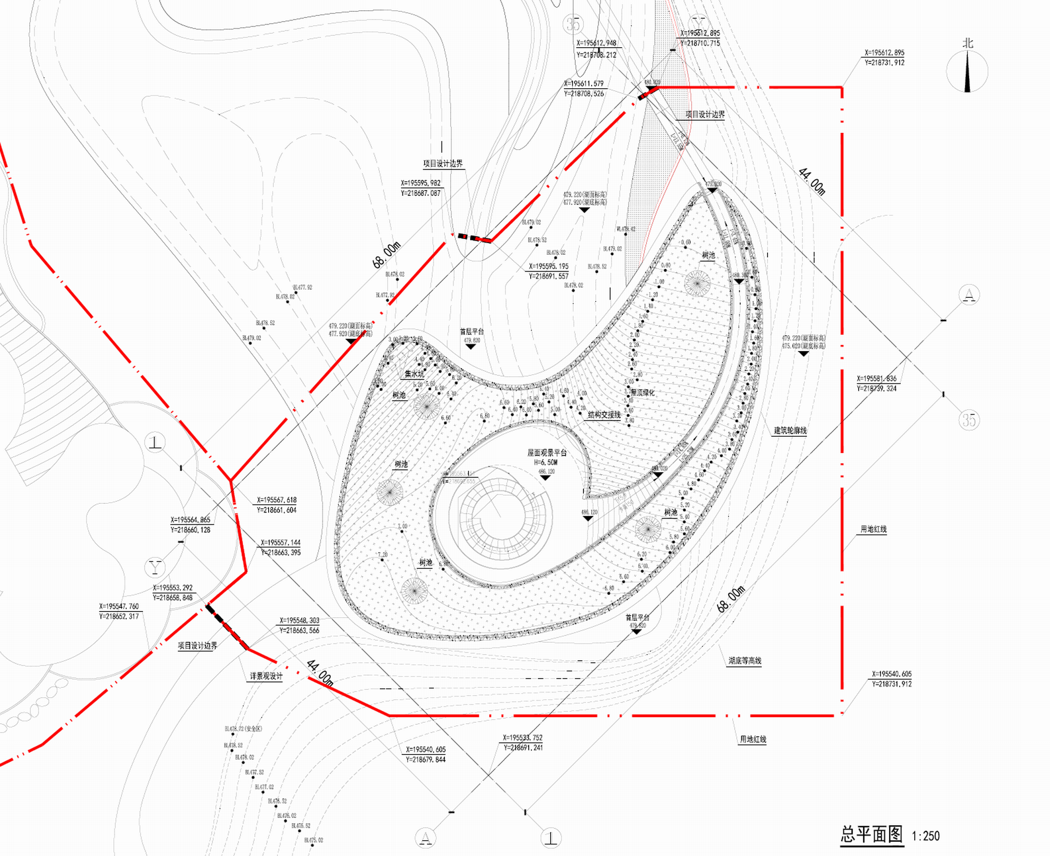 总平面图 总平面图